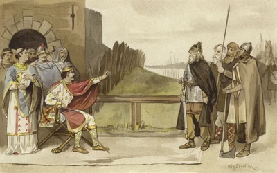 Treffen von Karl dem Kahlen und Roruk dem Nordmann, Nijmegen, 870